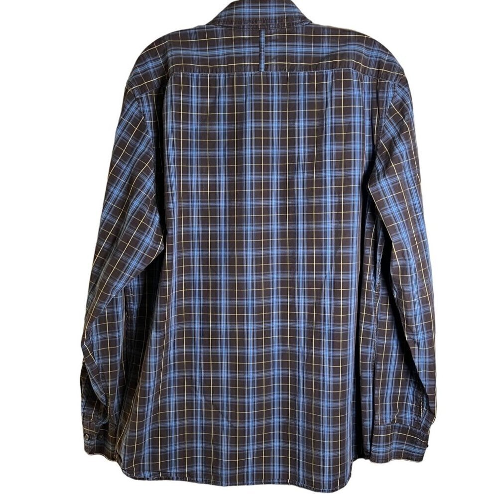 BANANA Republic Men’s Slim Fit Plaid Size L with 16-16.5 Neck Button Down Shirt. - Picture 2 of 4